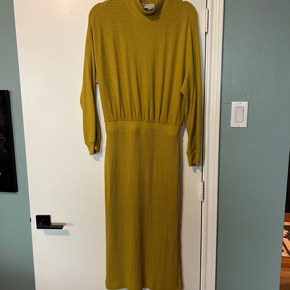 TURTLENECK LONG SLEEVE DRESS